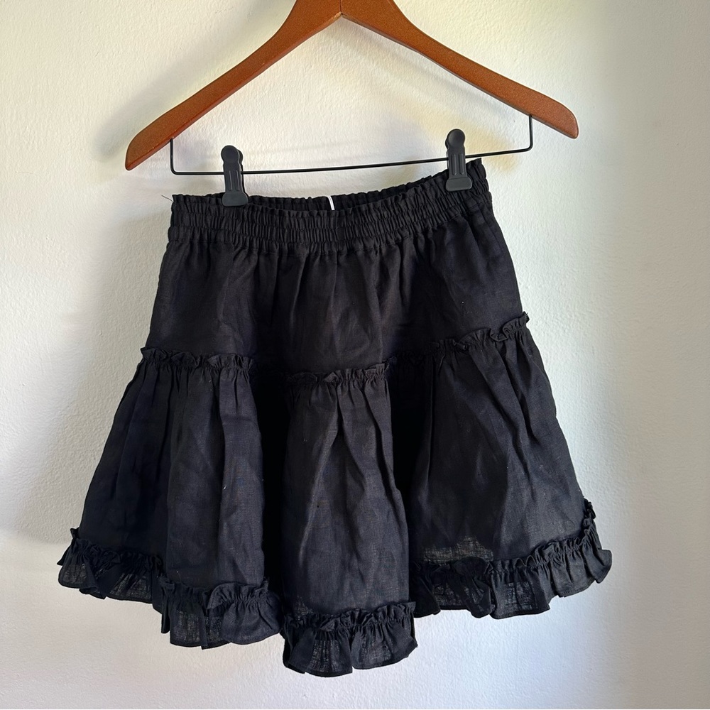 NWT Hill House Paz skirt Black